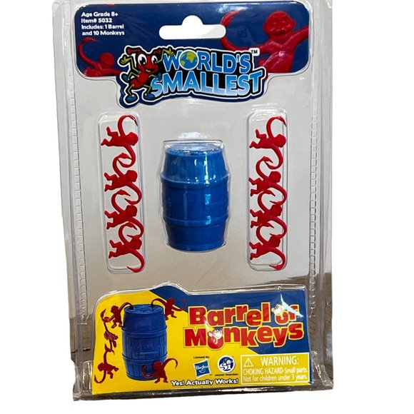 World's Smallest Barrel of Monkeys New in Package - Picture 1 of 2